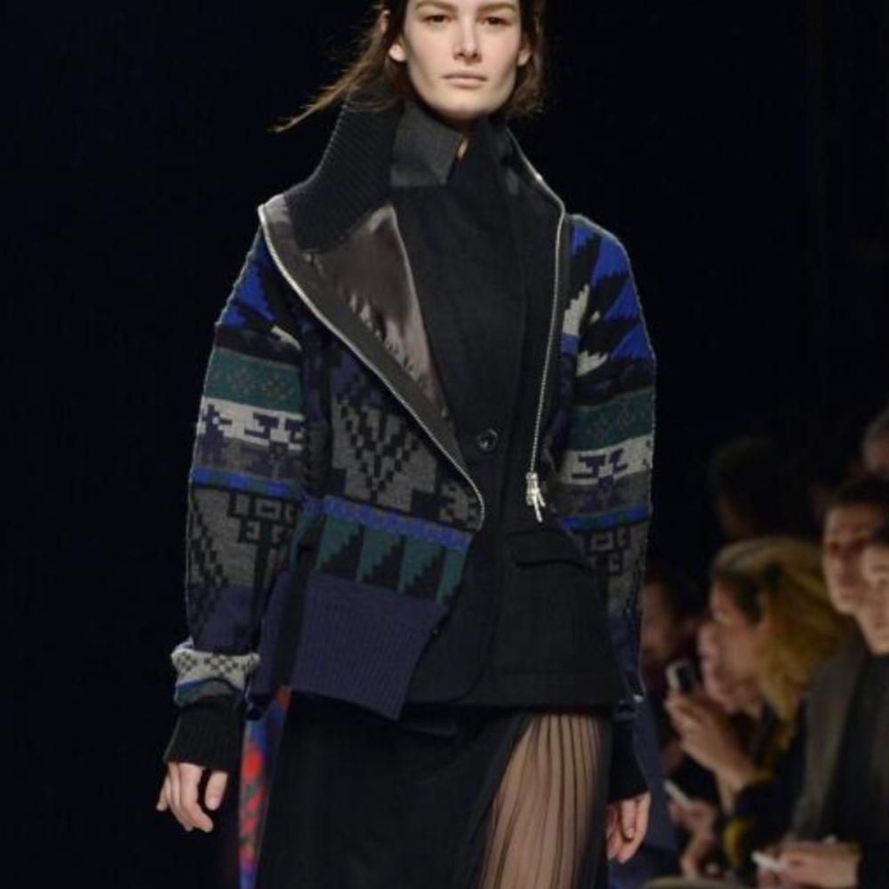 Sacai wool jacket